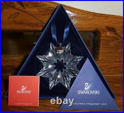 Swarovski 2003 Annual Snowflake Christmas Holiday Ornament In Box