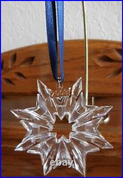 Swarovski 2003 Annual Snowflake Christmas Holiday Ornament In Box