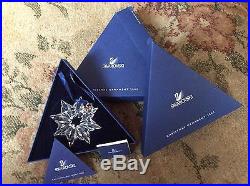 Swarovski 2003 Crystal Snowflake Christmas Ornament Annual New
