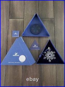 Swarovski 2004 Annual Christmas Ornament New -box & Coa's Never Displayed
