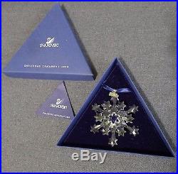 Swarovski 2004 Holiday Christmas Ornament Austrian Crystal Star Snowflake Boxed