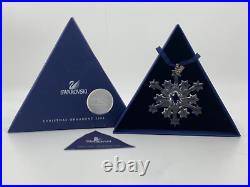 Swarovski 2004 Rockefeller Center Crystal Star Snowflake Christmas Ornament