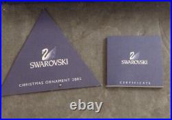 Swarovski 2005 Annual Christmas Ornament Box with COA