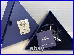 Swarovski 2006 Annual Snowflake ornament original box and certificate. EUC