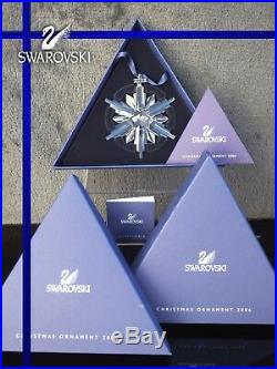Swarovski 2006 Christmas Ornament Star 837613 Mint Boxed + Certificate