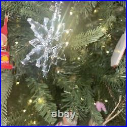 Swarovski 2006 Vintage Crystal Snowflake Christmas Ornament WithOriginal Box & COA