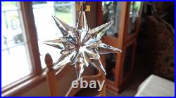 Swarovski 2009 Annual Christmas Ornament Crystal Star Snowflake NEW 0983702