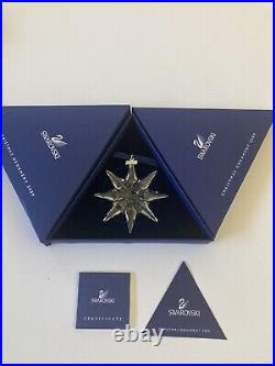 Swarovski 2009 Annual Christmas Ornament -box & Both Coas Mint