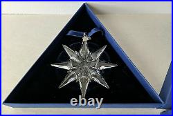 Swarovski 2009 Annual Christmas Star Ornament Crystal Original boxes COA MIB