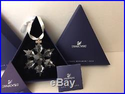 Swarovski 2010 Crystal Annual Christmas Snowflake Star Ornament COA CARDS NEW
