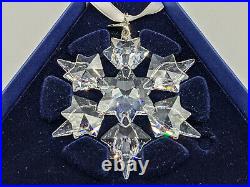 Swarovski 2010 Crystal Snowflake Star Annual Christmas Ornament withCertificate