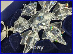 Swarovski 2010 Crystal Snowflake Star Annual Christmas Ornament withCertificate