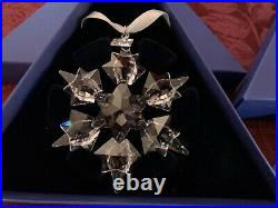 Swarovski 2010 Large Annual Snowflake Crystal Ornament with COA Box