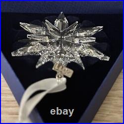 Swarovski 2011 Annual Large Holiday Star Crystal Christmas Ornament 1092037 MIB