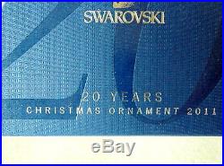 Swarovski 2011 Star Annual Edition Crystal Ornament Christmas Large Snowflake