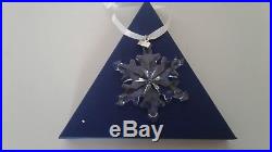 Swarovski 2012 Crystal Snowflake Christmas Ornament With Original Box