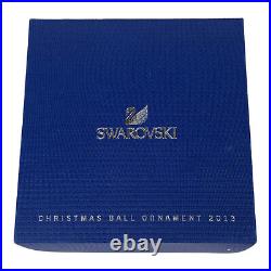 Swarovski 2013 Annual Christmas Ball Ornament First of Swarovski Edition