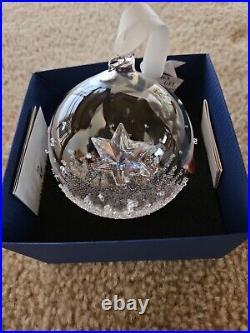 Swarovski 2014 Christmas Crystal Ball Ornament STAR New in Box 5059023