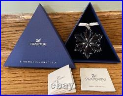 Swarovski 2014 Large Christmas Holiday Ornament/Snowflake, Complete