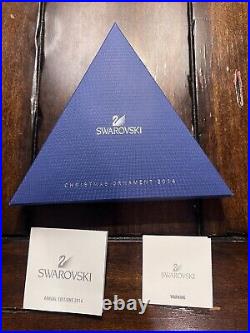 Swarovski 2014 Snowflake Annual Christmas Ornament Brand New In Box