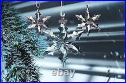 Swarovski 2015 Christmas Annual Star Ornament Set Bnib #5135889 Snowflake F/sh