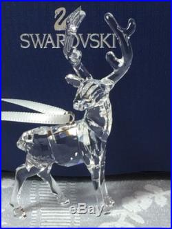 Swarovski 2015 STAG ORNAMENT DEER BRAND NEW 5135847 CRYSTAL FIGURINE X-MAS