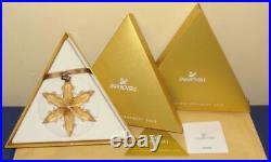 Swarovski 2015 Scs Goldtone Ornament-new