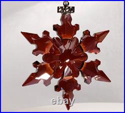Swarovski 2020 Annual Snowflake Christmas ORNAMENT RED 5527742 Genuine MiB