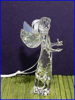 Swarovski Angel Ornament 2014 5047231 Limited Edition Silver Bird in Hand