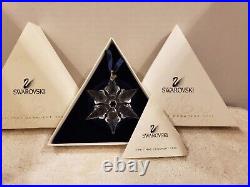 Swarovski Annual 2000 Ornament Christmas Crystal Star Snowflake With COA