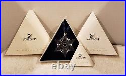 Swarovski Annual 2000 Ornament Christmas Crystal Star Snowflake With COA