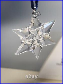 Swarovski Annual 2000 Snowflake Christmas Ornament With Box Crystal