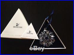 Swarovski Annual Crystal Christmas Snowflake Star Ornament 1999 in Box with COA
