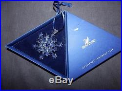 Swarovski Annual Crystal Christmas Snowflake Star Ornament 2004 & Box Excellent