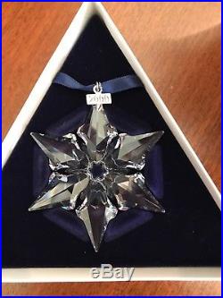 Swarovski Annual Crystal Christmas Star Ornament 2000 MIB withcert #243452