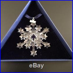 Swarovski Annual Edition 2004 Christmas Star Snowflake Christmas Ornament 631562