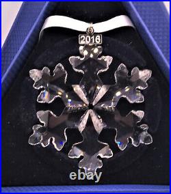 Swarovski Annual Edition 2016 Crystal Snowflake Ornament Original Boxes