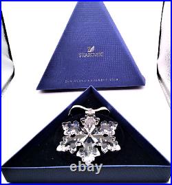 Swarovski Annual Edition 2016 Crystal Snowflake Ornament Original Boxes
