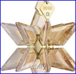 Swarovski Annual Edition 2023 Gold Tone 3D Star Ornament 5653577
