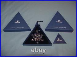 Swarovski Annual Edition Crystal Christmas Ornament 2004 631562 Triangle Box COA