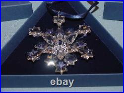 Swarovski Annual Edition Crystal Christmas Ornament 2004 631562 Triangle Box COA