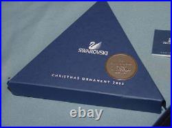 Swarovski Annual Edition Crystal Christmas Ornament 2005 680502 Rockefeller COA