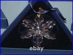 Swarovski Annual Edition Crystal Christmas Ornament 2008 942045 Triangle Box COA