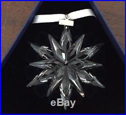 Swarovski Annual Large Snowflake Christmas Holiday Ornament 2011 NIB Crystal