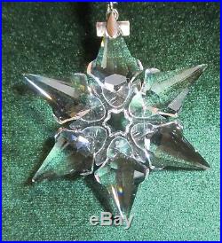 Swarovski Austrian Crystal 2000 Annual Christmas Holiday Snowflake Ornament MIB