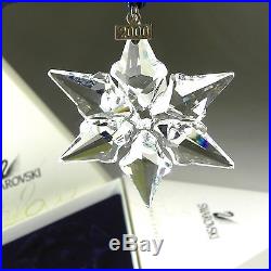 Swarovski Austrian Crystal 2000 Christmas Snowflake Ornament IOB Original Box