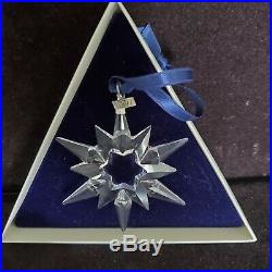 Swarovski Austrian Crystal Christmas Snowflake Star Annual Ornament 1997