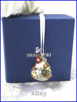 Swarovski CHRISTMAS ORNAMENT, GOLDEN SHADOW CRYSTAL 1144687 XMAS