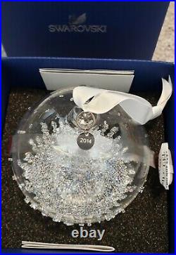 Swarovski Christmas Ball 2014 Ornament Limited Crystal 5059023 Retired