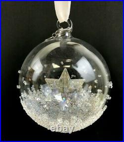Swarovski Christmas Ball Annual Christmas Ornament 2014 with Box, Papers 5059023